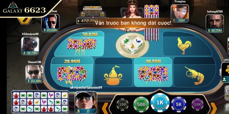 Chơi Game Bầu Cua Tôm Cá 6623 nhanh thắng, dễ hiểu