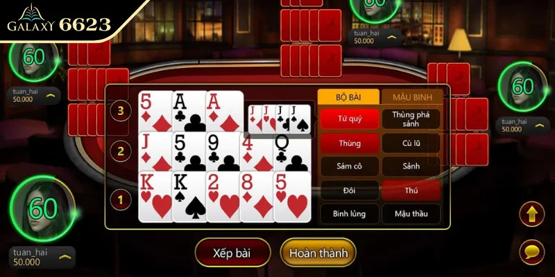 Game Mậu Binh online 6623